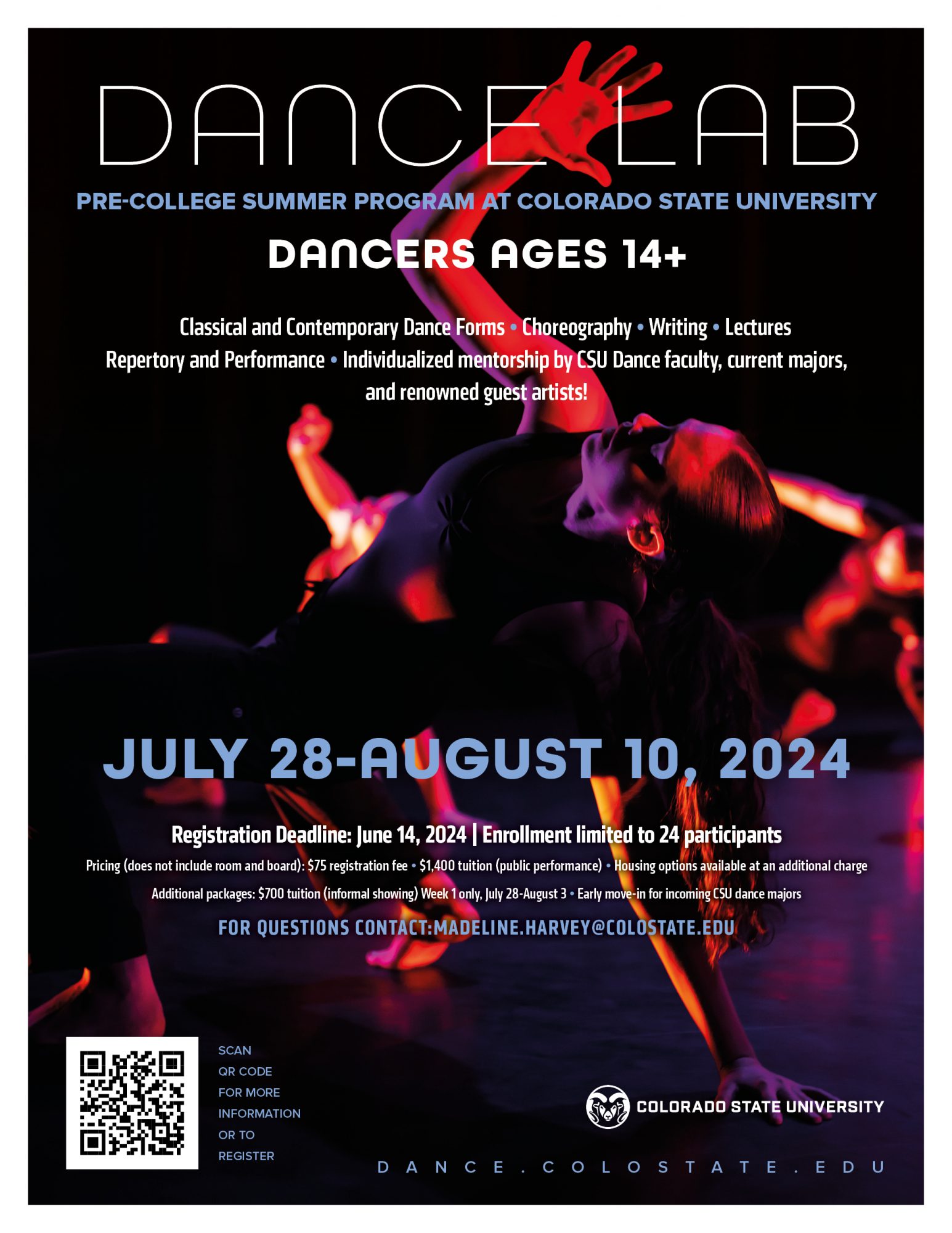 Dance Lab: Pre-College Summer Program - Dance