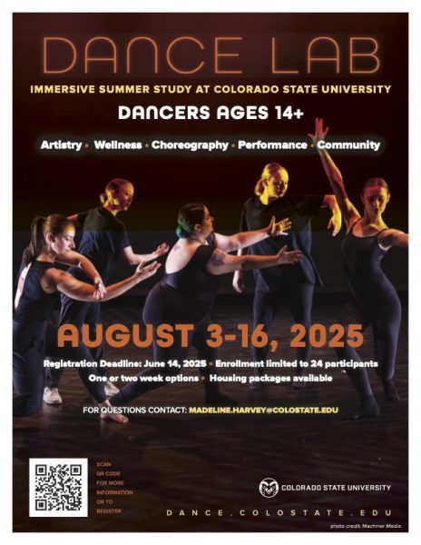 Summer 2025 Dance Lab Promotional Flier 